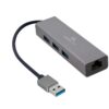 ADAPTADOR DE RED GEMBIRD USB AM GIGABIT CON HUB DE 3 PUERTOS USB 3.0