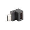 ADAPTADOR LANBERG HDMI(M) A HDMI(H) ANGULO ABAJO NEGRO