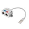 ADAPTADOR LANBERG SPLITTER ETHERNET FTP RJ45 A 2X RJ45