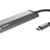 ADAPTADOR NATEC FOWLER SLIM USB-C 2XUSB 3.0,HDMI 4K,USB-C PD