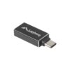 ADAPTADOR USB LANBERG USB-C M 3.1 A USB-A H OTG NEGRO