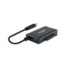 ADAPTADOR USB TOOQ 3.0 USB-A SATA DISCOS DUROS  2.5" y 3.5" CON ALIMENTADOR