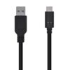 AISENS CABLE USB 3.1 GEN2 10GBPS 3A TIPO USB-C M-A M NEGRO 0.5M