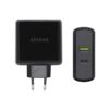 AISENS CARGADOR 48W 1xUSB-C PD3.0 30W 1xUSB-A QC3.0 18W NEGRO