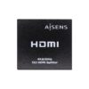 AISENS HDMI DUPLICADOR 4K30HZ 1x2 CON ALIMENTACIÃ?N NEGRO