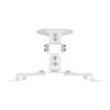 AISENS SOPORTE TECHO UNIVERSAL GIRATORIO INCLINABLE PARA PROYECTOR 13.5KG BLANCO