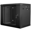 ARMARIO LANBERG 9U 600X450X512 AUTO ENSAMBLADO RACK 19 HASTA 60 KG NEGRO