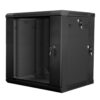 ARMARIO LANBERG MURAL DOBLE SECCION RACK 19" 12U/600X600 FLAT PACK NEGRO