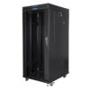 ARMARIO LANBERG RACK 19" 37U 800X1000 FLAT PACK NEGRO PUERTA CRISTAL CON LCD