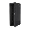 ARMARIO LANBERG RACK 19" 42U 800X1200 FLAT PACK NEGRO PUERTA CRISTAL CON LCD