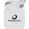 AURICULARES BRIGMTON CON BASE DE CARGA BLANCO BLUETOOTH