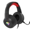 AURICULARES GAMING GENESIS NEON 200 2.0 RGB PC,PS4,XBOX ONE y SWITCH NEGRO-ROJO