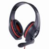 AURICULARES PARA JUEGO GEMBIRD  CONTROL DE VOLUMEN ROJO-NEGRO