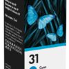 BOTELLA TINTA HP 31 CIAN 70ML