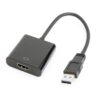 CABLE ADAPTADOR GEMBIRD USB 3.0 MACHO A HDMI HEMBRA NEGRO