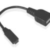 CABLE ADAPTADOR SBS MICRO-USB MACHO A USB A HEMBRA PARA GALAXY SII/SIII/NOTE