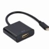 CABLE ADAPTADOR USB TIPO-C A HDMI 4K 30HZ 15 CM NEGRO