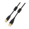 CABLE AISENS USB 2.0 IMPRESORA ALTA CALIDAD CON FERRITA TIPO A M-B M NEGRO 2.0M