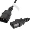 CABLE ALARGADOR LANBERG ALIMENTACION CPU IEC320 C13 H/IEC320 C14 M 1.8M