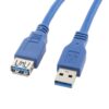 CABLE ALARGADOR LANBERG USB 3.0 MACHO HEMBRA 1.8M AZUL