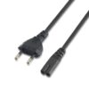 CABLE ALIMENTACION AISENS FORMA 8 CEE7 16 M-C7 H NEGRO 1.5M