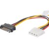 CABLE ALIMENTACION LANBERG MOLEX HEMBRA/SATA MACHO 15CM