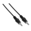 CABLE AUDIO AISENS ESTEREO JACK 3.5 M-JACK 3.5 M NEGRO 1.5M