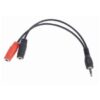 CABLE AUDIO GEMBIRD SPLITER CONECTOR 3,5MM