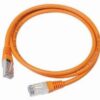 Cable CAT5E UTP moldeado 0,25m Naranja