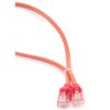 Cable CAT5E UTP moldeado 0,25m Rojo