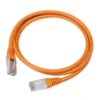 Cable CAT5E UTP moldeado 0,5m Naranja