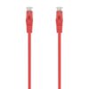 CABLE DE RED AISENS LATIGUILLO RJ45 LSZH CAT.6A 500 MHZ UTP AWG24 ROJO 0.5M