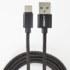 CABLE EIGHTT USB 2.0 A TYPE C 1M TRENZADO DE NYLON NEGRO