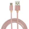 CABLE EIGHTT USB 2.0 A TYPE C 1M TRENZADO DE NYLON ROSA