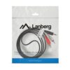 CABLE ESTEREO LANBERG JACK 3.5MM/2X RCA MACHO 1.5M