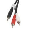 CABLE ESTEREO LANBERG JACK 3.5MM/2X RCA MACHO 5M