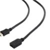 CABLE HDMI GEMBIRD EXTENSION MACHO HEMBRA V2.0 ALTA VELOCIDAD CON ETHERNET 0,5M