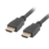 CABLE HDMI LANBERG MACHO/MACHO V1.4 ALTA VELOCIDAD 1.8M NEGRO