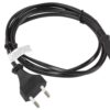 CABLE LANBERG DE ALIMENTACION OCHO CEE 7/16 A IEC320 C7 EURO (RADIO) NEGRO 1.8 M