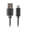 CABLE LANBERG USB C MACHO A USB A 2.0 MACHO 3M QC 3.0 NEGRO