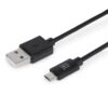 CABLE MAILLON BASIC MICRO USB 2.4 NEGRO 1M