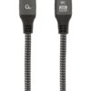 CABLE TRENZADO HDMI 2.1 8K 60HZ GEMBIRD SELECT PLUS SERIES CON ETHERNET 1M NEGRO