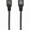 CABLE TRENZADO HDMI 2.1 8K 60HZ GEMBIRD SELECT PLUS SERIES CON ETHERNET 3M NEGRO