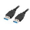 CABLE USB 3.0 LANBERG MACHO/MACHO 0.5M NEGRO