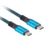 CABLE USB-C 4.0 LANBERG MACHO/MACHO 1.2M 100W 8K 30HZ NEGRO/AZUL