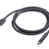 CABLE USB GEMBIRD 2.0 A TIPO C MACHO MACHO CARGA RAPIDA 1,8M