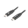 CABLE USB LANBERG 2.0 MACHO/USB C MACHO QUICK CHARGE 4.0 1.8M NEGRO