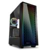 CAJA SHARKOON LIT 200 ATX 2XUSB3.0 RGB SIN FUENTE NEGRO