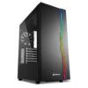 CAJA SHARKOON RGB SLIDER ATX 2XUSB3.0 2XUSB2.0 SIN FUENTE NEGRO