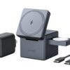 CARGADOR ANKER 3 EN 1 CON MAGSAFE CUBO GRIS